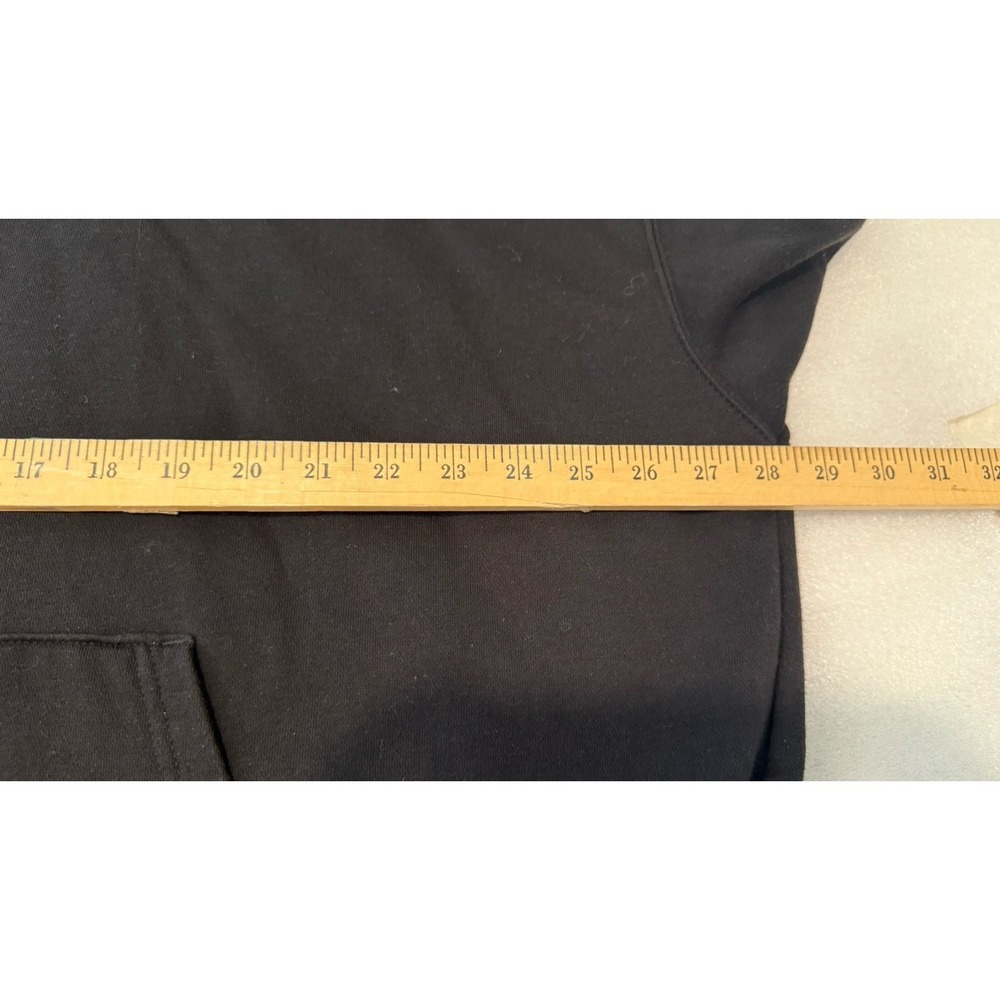Mens 2XL Black Hoodie‎ Sweatshirt Classic Basic No Boundaries Pullover - Picture 6 of 8